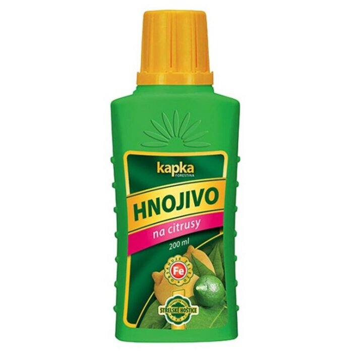 Kapka hnojivo na citrusy 0,2 l | Kvapalná výživa pre zdravé citrusové rastliny