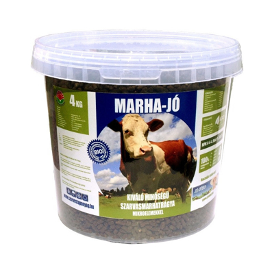 Kravský hnoj peletovaný Marha-Jó 4kg