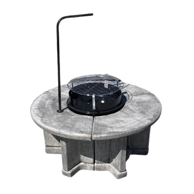 Gril INNOVA 120/120/53cm nízky (Šedá popol)