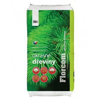 Florcom Substrát pre Okrasné Dreviny | Pre stromy a kríky | Rašelina, kôra a humus | maxgarden.sk