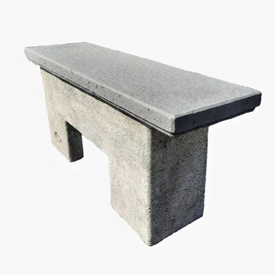 Kamenná lavica rovná INNOVA (Biela)