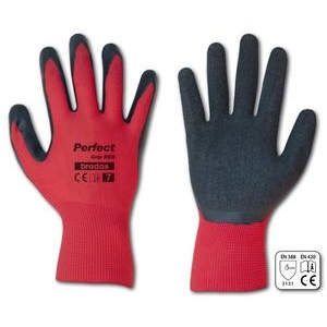 Rukavice PERFECT GRIP RED latex 9'' 12ks/kart.