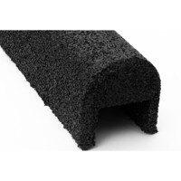 GUMOVÝ KRYT OBRUBNÍKA (Čierna 76x80x1000mm)