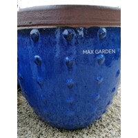 BERLIN 3-01B  glazovaný kvetináč - blue