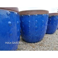 BERLIN 3-01B  glazovaný kvetináč - blue