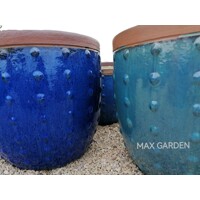 BERLIN 3-01B  glazovaný kvetináč - blue