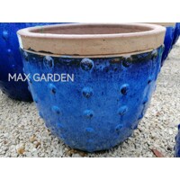 BERLIN 3-01B  glazovaný kvetináč - blue