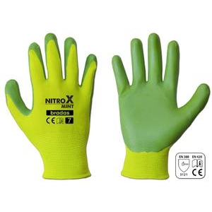 Rukavice NITROX MINT nitryl gumové 8'' 12ks/kart.