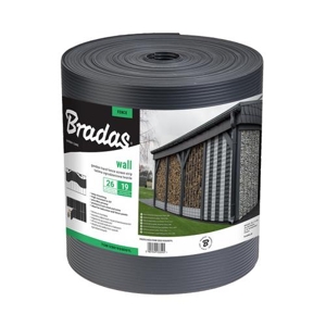 Bradas plotový tieniaci pás SOLID 19 cm x 26 m, 1200 g / m2, antracit  285020